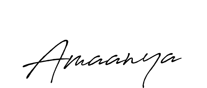 Similarly Antro_Vectra_Bolder is the best handwritten signature design. Signature creator online .You can use it as an online autograph creator for name Amaanya. Amaanya signature style 7 images and pictures png