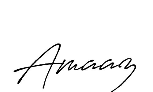 Make a beautiful signature design for name Amaaz. With this signature (Antro_Vectra_Bolder) style, you can create a handwritten signature for free. Amaaz signature style 7 images and pictures png