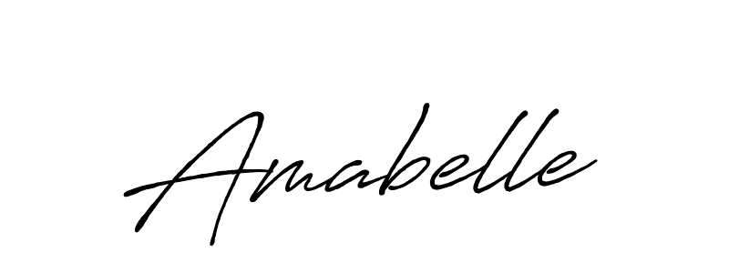 Also we have Amabelle name is the best signature style. Create professional handwritten signature collection using Antro_Vectra_Bolder autograph style. Amabelle signature style 7 images and pictures png