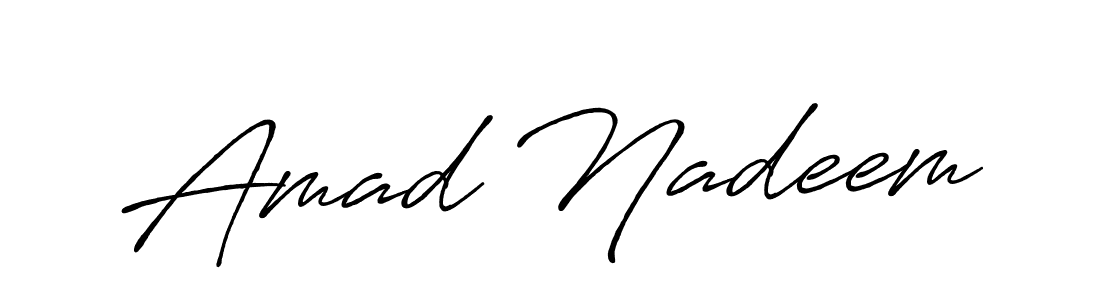 Here are the top 10 professional signature styles for the name Amad Nadeem. These are the best autograph styles you can use for your name. Amad Nadeem signature style 7 images and pictures png