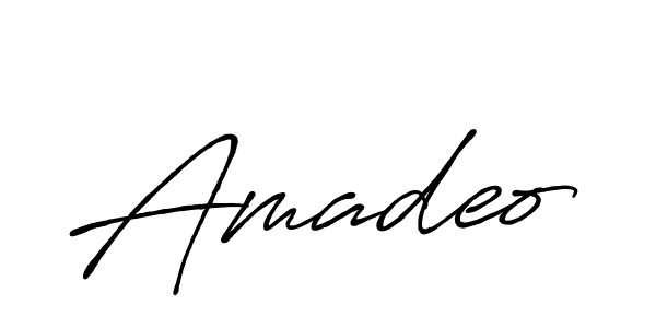 Use a signature maker to create a handwritten signature online. With this signature software, you can design (Antro_Vectra_Bolder) your own signature for name Amadeo. Amadeo signature style 7 images and pictures png