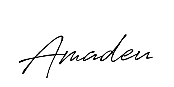 Design your own signature with our free online signature maker. With this signature software, you can create a handwritten (Antro_Vectra_Bolder) signature for name Amadeu. Amadeu signature style 7 images and pictures png