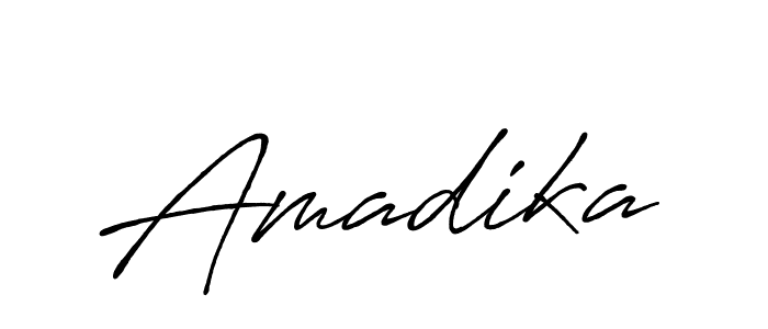 Amadika stylish signature style. Best Handwritten Sign (Antro_Vectra_Bolder) for my name. Handwritten Signature Collection Ideas for my name Amadika. Amadika signature style 7 images and pictures png