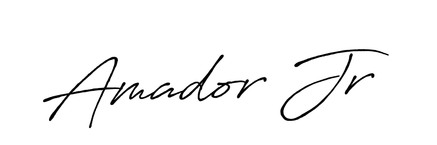 Amador Jr stylish signature style. Best Handwritten Sign (Antro_Vectra_Bolder) for my name. Handwritten Signature Collection Ideas for my name Amador Jr. Amador Jr signature style 7 images and pictures png