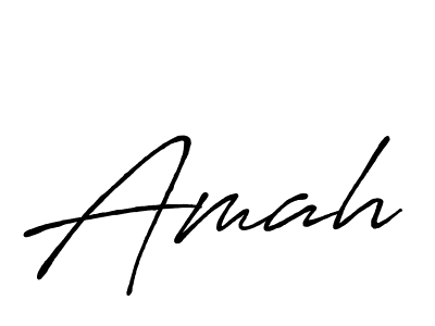 How to make Amah signature? Antro_Vectra_Bolder is a professional autograph style. Create handwritten signature for Amah name. Amah signature style 7 images and pictures png
