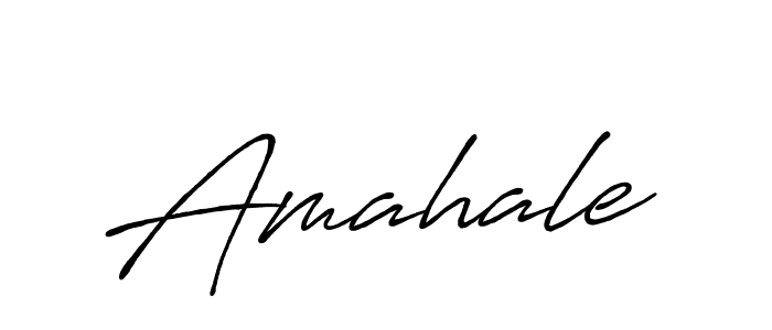 Create a beautiful signature design for name Amahale. With this signature (Antro_Vectra_Bolder) fonts, you can make a handwritten signature for free. Amahale signature style 7 images and pictures png