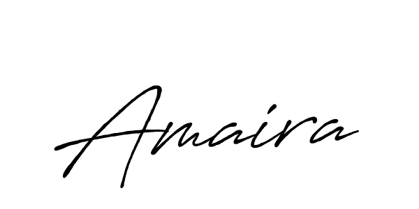 Amaira stylish signature style. Best Handwritten Sign (Antro_Vectra_Bolder) for my name. Handwritten Signature Collection Ideas for my name Amaira. Amaira signature style 7 images and pictures png