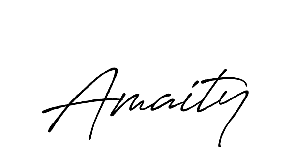 Make a beautiful signature design for name Amaity. With this signature (Antro_Vectra_Bolder) style, you can create a handwritten signature for free. Amaity signature style 7 images and pictures png