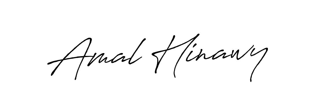 How to make Amal Hinawy signature? Antro_Vectra_Bolder is a professional autograph style. Create handwritten signature for Amal Hinawy name. Amal Hinawy signature style 7 images and pictures png