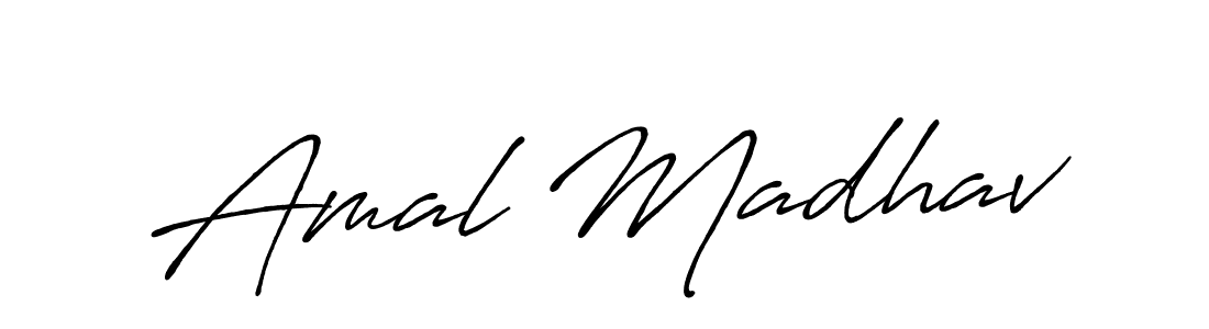 Antro_Vectra_Bolder is a professional signature style that is perfect for those who want to add a touch of class to their signature. It is also a great choice for those who want to make their signature more unique. Get Amal Madhav name to fancy signature for free. Amal Madhav signature style 7 images and pictures png