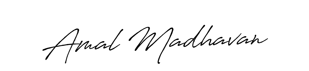 Also we have Amal Madhavan name is the best signature style. Create professional handwritten signature collection using Antro_Vectra_Bolder autograph style. Amal Madhavan signature style 7 images and pictures png