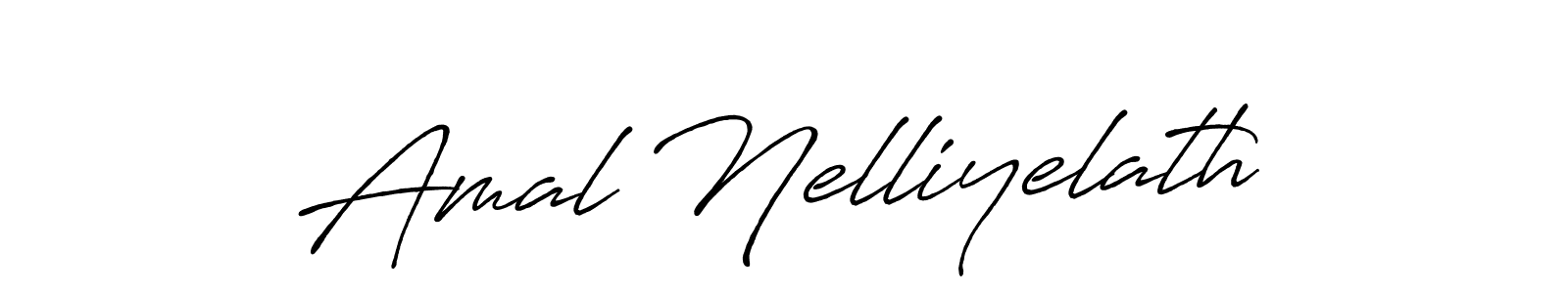 Also we have Amal Nelliyelath name is the best signature style. Create professional handwritten signature collection using Antro_Vectra_Bolder autograph style. Amal Nelliyelath signature style 7 images and pictures png