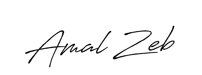 Make a beautiful signature design for name Amal Zeb. Use this online signature maker to create a handwritten signature for free. Amal Zeb signature style 7 images and pictures png