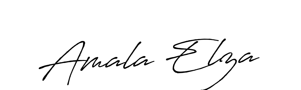 Also we have Amala Elza name is the best signature style. Create professional handwritten signature collection using Antro_Vectra_Bolder autograph style. Amala Elza signature style 7 images and pictures png