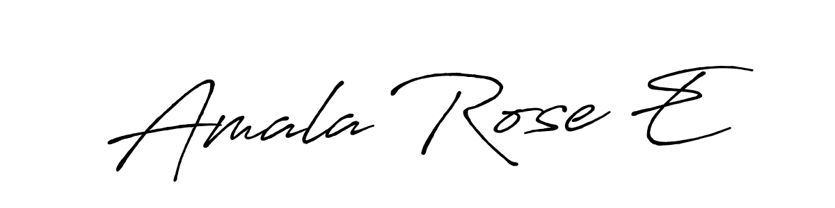 How to make Amala Rose E signature? Antro_Vectra_Bolder is a professional autograph style. Create handwritten signature for Amala Rose E name. Amala Rose E signature style 7 images and pictures png
