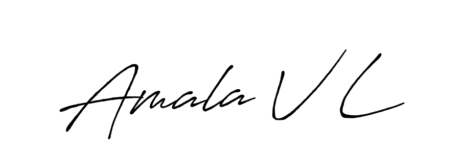 This is the best signature style for the Amala V L name. Also you like these signature font (Antro_Vectra_Bolder). Mix name signature. Amala V L signature style 7 images and pictures png