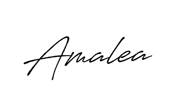 Make a beautiful signature design for name Amalea. With this signature (Antro_Vectra_Bolder) style, you can create a handwritten signature for free. Amalea signature style 7 images and pictures png