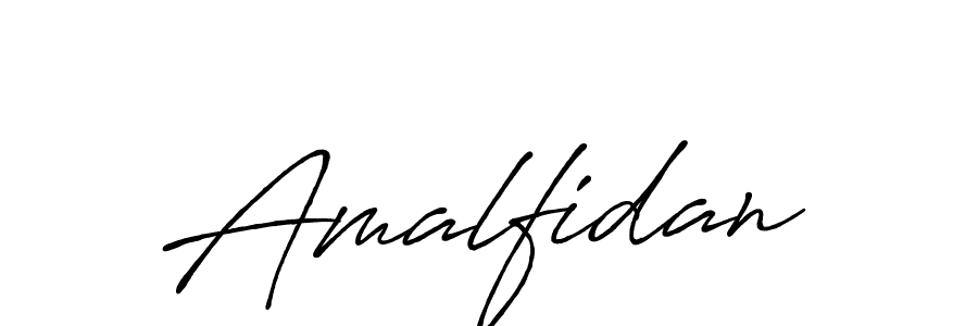 Create a beautiful signature design for name Amalfidan. With this signature (Antro_Vectra_Bolder) fonts, you can make a handwritten signature for free. Amalfidan signature style 7 images and pictures png