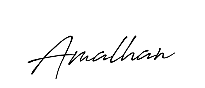 It looks lik you need a new signature style for name Amalhan. Design unique handwritten (Antro_Vectra_Bolder) signature with our free signature maker in just a few clicks. Amalhan signature style 7 images and pictures png