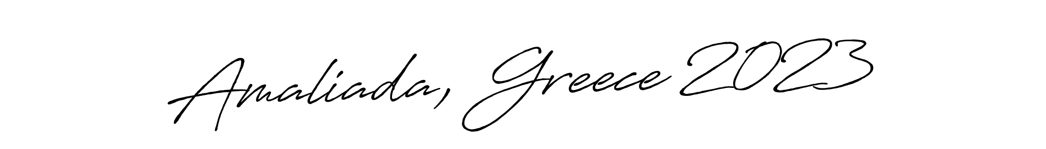 Amaliada, Greece 2023 stylish signature style. Best Handwritten Sign (Antro_Vectra_Bolder) for my name. Handwritten Signature Collection Ideas for my name Amaliada, Greece 2023. Amaliada, Greece 2023 signature style 7 images and pictures png