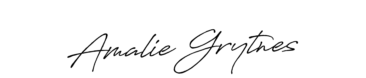 You can use this online signature creator to create a handwritten signature for the name Amalie Grytnes. This is the best online autograph maker. Amalie Grytnes signature style 7 images and pictures png