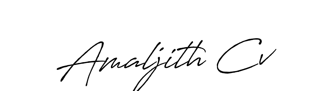 You should practise on your own different ways (Antro_Vectra_Bolder) to write your name (Amaljith Cv) in signature. don't let someone else do it for you. Amaljith Cv signature style 7 images and pictures png