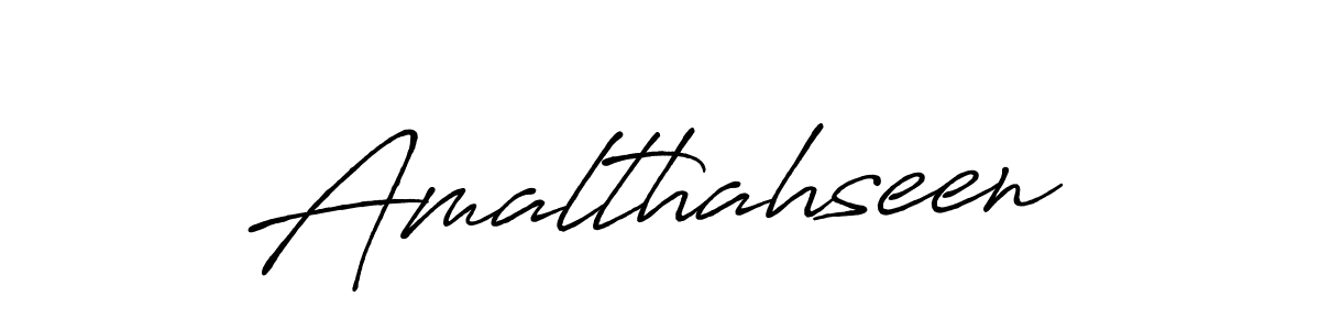 How to Draw Amalthahseen signature style? Antro_Vectra_Bolder is a latest design signature styles for name Amalthahseen. Amalthahseen signature style 7 images and pictures png
