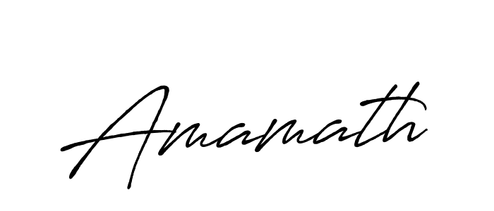 Create a beautiful signature design for name Amamath. With this signature (Antro_Vectra_Bolder) fonts, you can make a handwritten signature for free. Amamath signature style 7 images and pictures png