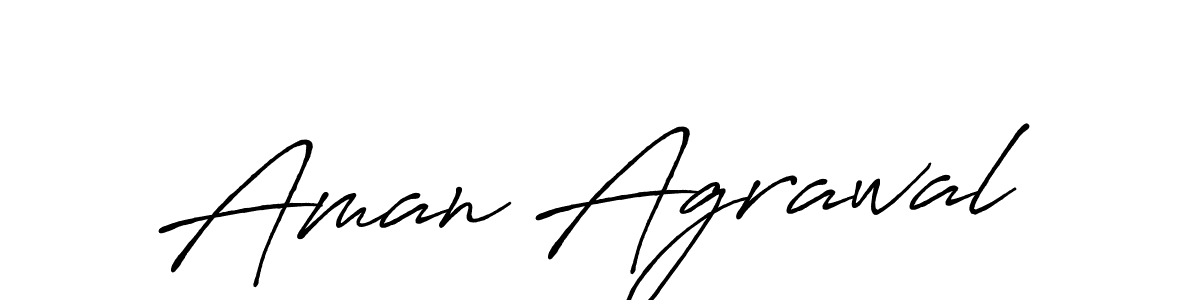 Make a beautiful signature design for name Aman Agrawal. Use this online signature maker to create a handwritten signature for free. Aman Agrawal signature style 7 images and pictures png