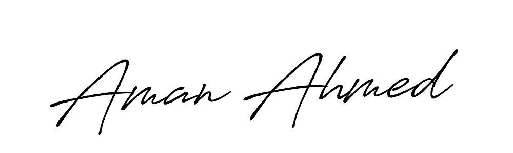 Similarly Antro_Vectra_Bolder is the best handwritten signature design. Signature creator online .You can use it as an online autograph creator for name Aman Ahmed. Aman Ahmed signature style 7 images and pictures png