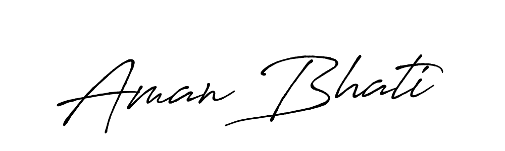 Antro_Vectra_Bolder is a professional signature style that is perfect for those who want to add a touch of class to their signature. It is also a great choice for those who want to make their signature more unique. Get Aman Bhati name to fancy signature for free. Aman Bhati signature style 7 images and pictures png