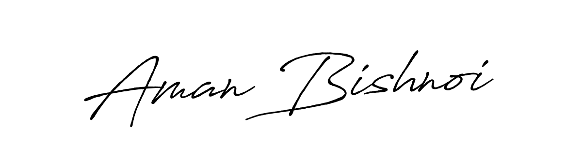 How to make Aman Bishnoi name signature. Use Antro_Vectra_Bolder style for creating short signs online. This is the latest handwritten sign. Aman Bishnoi signature style 7 images and pictures png