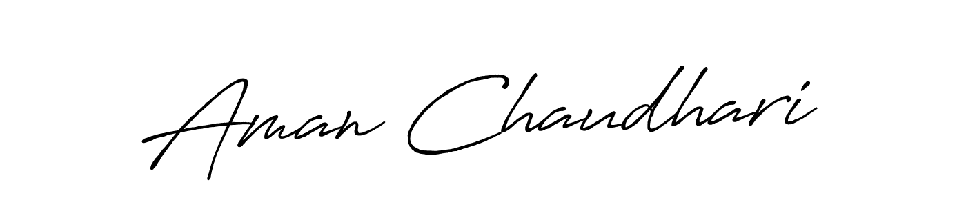 You should practise on your own different ways (Antro_Vectra_Bolder) to write your name (Aman Chaudhari) in signature. don't let someone else do it for you. Aman Chaudhari signature style 7 images and pictures png