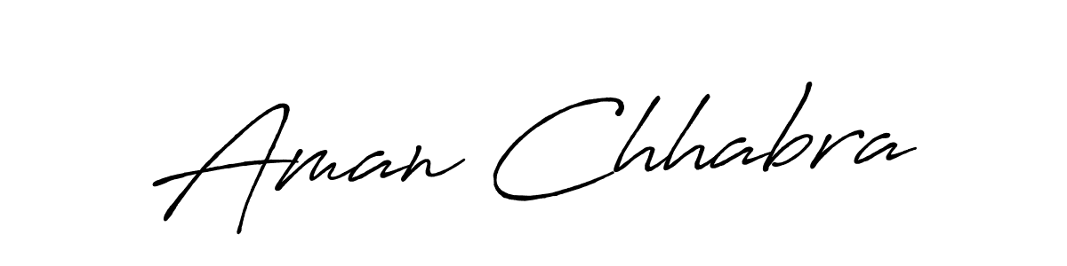 Aman Chhabra stylish signature style. Best Handwritten Sign (Antro_Vectra_Bolder) for my name. Handwritten Signature Collection Ideas for my name Aman Chhabra. Aman Chhabra signature style 7 images and pictures png
