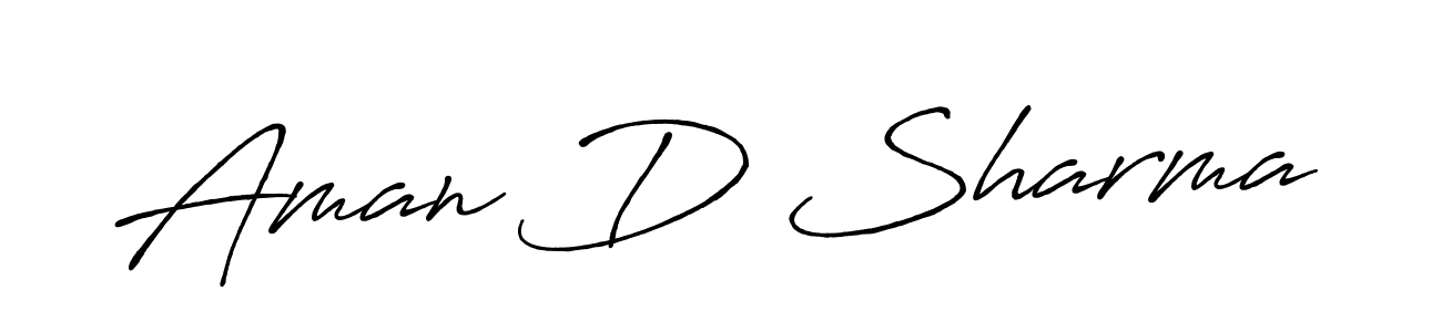 Also You can easily find your signature by using the search form. We will create Aman D Sharma name handwritten signature images for you free of cost using Antro_Vectra_Bolder sign style. Aman D Sharma signature style 7 images and pictures png