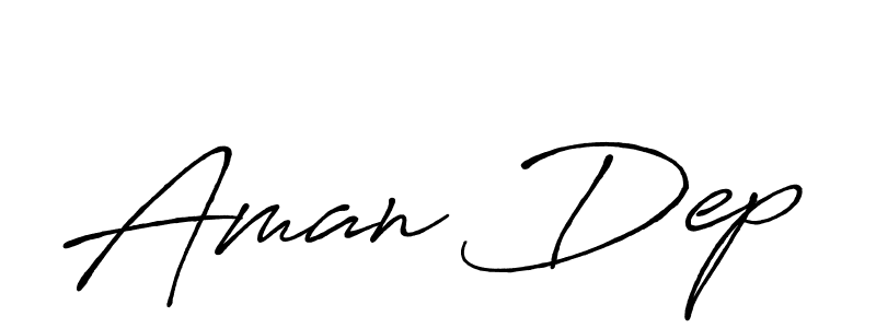 Make a short Aman Dep signature style. Manage your documents anywhere anytime using Antro_Vectra_Bolder. Create and add eSignatures, submit forms, share and send files easily. Aman Dep signature style 7 images and pictures png