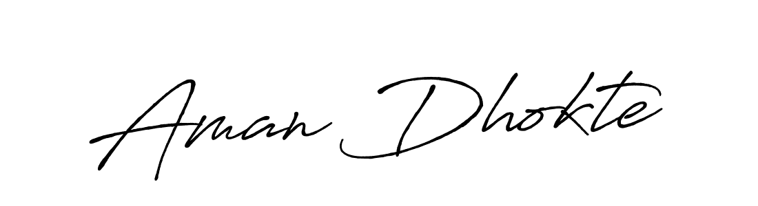 Here are the top 10 professional signature styles for the name Aman Dhokte. These are the best autograph styles you can use for your name. Aman Dhokte signature style 7 images and pictures png