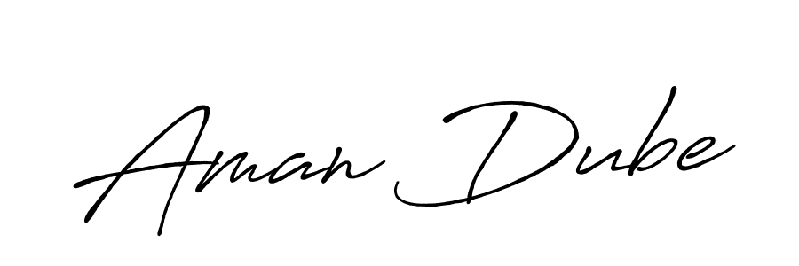 It looks lik you need a new signature style for name Aman Dube. Design unique handwritten (Antro_Vectra_Bolder) signature with our free signature maker in just a few clicks. Aman Dube signature style 7 images and pictures png