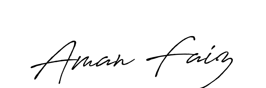 Make a beautiful signature design for name Aman Faiz. Use this online signature maker to create a handwritten signature for free. Aman Faiz signature style 7 images and pictures png