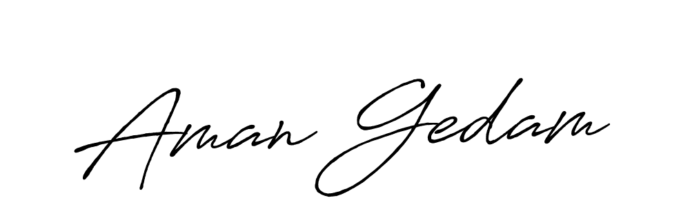 Once you've used our free online signature maker to create your best signature Antro_Vectra_Bolder style, it's time to enjoy all of the benefits that Aman Gedam name signing documents. Aman Gedam signature style 7 images and pictures png