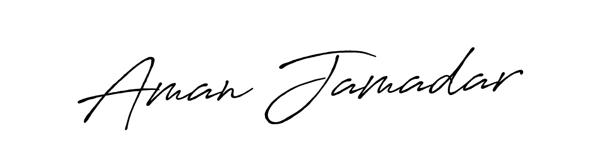 Once you've used our free online signature maker to create your best signature Antro_Vectra_Bolder style, it's time to enjoy all of the benefits that Aman Jamadar name signing documents. Aman Jamadar signature style 7 images and pictures png