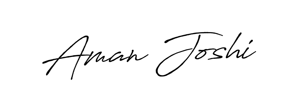 Also we have Aman Joshi name is the best signature style. Create professional handwritten signature collection using Antro_Vectra_Bolder autograph style. Aman Joshi signature style 7 images and pictures png