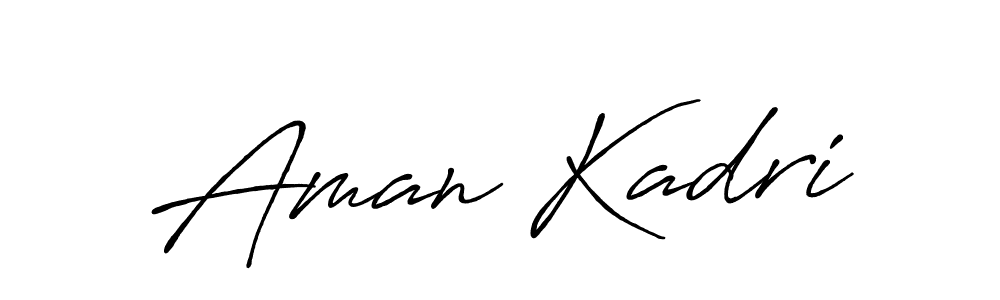 How to make Aman Kadri signature? Antro_Vectra_Bolder is a professional autograph style. Create handwritten signature for Aman Kadri name. Aman Kadri signature style 7 images and pictures png