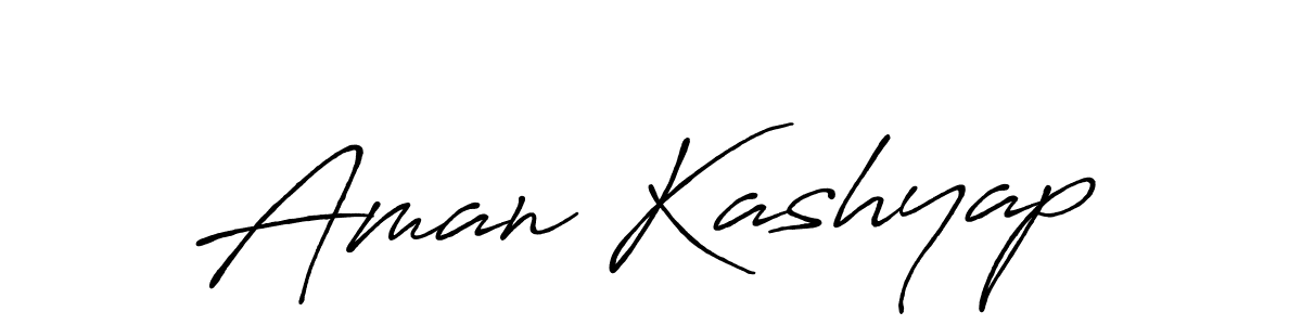 Use a signature maker to create a handwritten signature online. With this signature software, you can design (Antro_Vectra_Bolder) your own signature for name Aman Kashyap. Aman Kashyap signature style 7 images and pictures png
