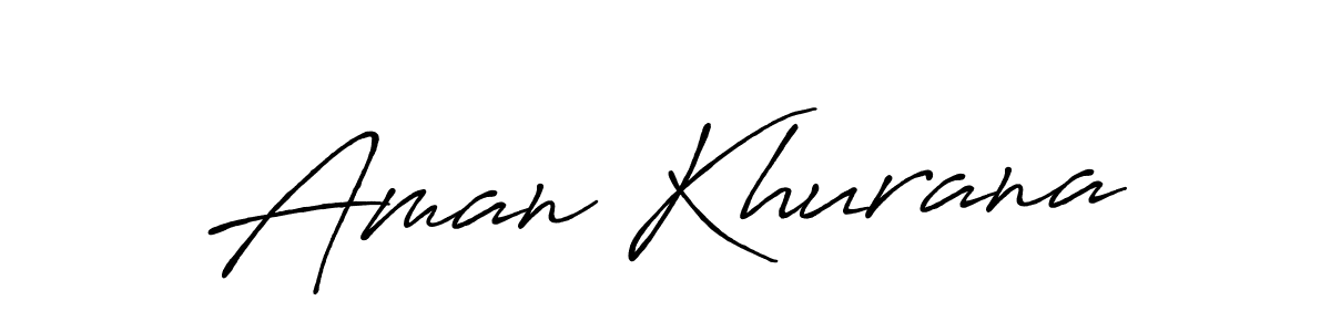 Use a signature maker to create a handwritten signature online. With this signature software, you can design (Antro_Vectra_Bolder) your own signature for name Aman Khurana. Aman Khurana signature style 7 images and pictures png