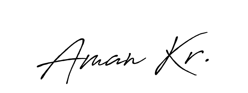 You should practise on your own different ways (Antro_Vectra_Bolder) to write your name (Aman Kr.) in signature. don't let someone else do it for you. Aman Kr. signature style 7 images and pictures png