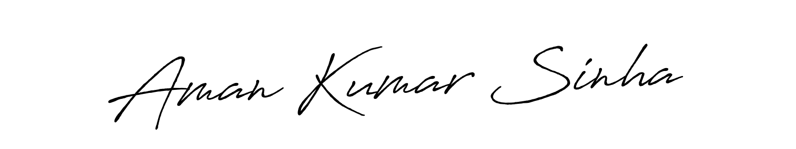Antro_Vectra_Bolder is a professional signature style that is perfect for those who want to add a touch of class to their signature. It is also a great choice for those who want to make their signature more unique. Get Aman Kumar Sinha name to fancy signature for free. Aman Kumar Sinha signature style 7 images and pictures png
