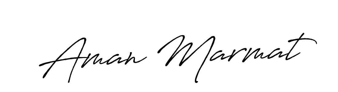 Also You can easily find your signature by using the search form. We will create Aman Marmat name handwritten signature images for you free of cost using Antro_Vectra_Bolder sign style. Aman Marmat signature style 7 images and pictures png