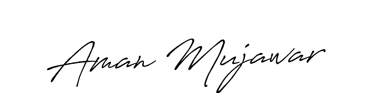Also You can easily find your signature by using the search form. We will create Aman Mujawar name handwritten signature images for you free of cost using Antro_Vectra_Bolder sign style. Aman Mujawar signature style 7 images and pictures png