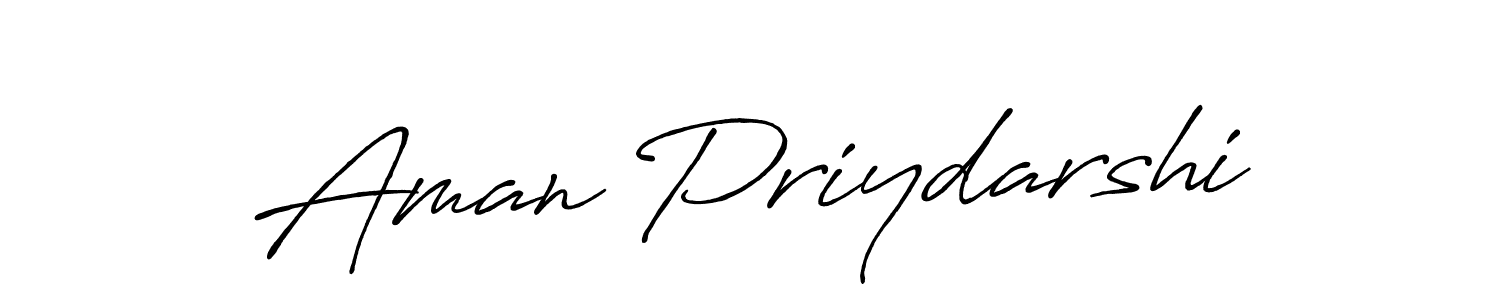 Also we have Aman Priydarshi name is the best signature style. Create professional handwritten signature collection using Antro_Vectra_Bolder autograph style. Aman Priydarshi signature style 7 images and pictures png